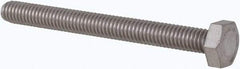 Value Collection - M4x0.70mm Metric Coarse, 40mm Length Under Head Hex Head Cap Screw - Fully Threaded, Grade 316 & Austenitic A4 Stainless Steel, Uncoated, 7mm Hex - USA Tool & Supply
