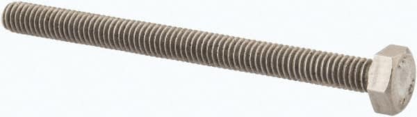 Value Collection - M4x0.70mm Metric Coarse, 50mm Length Under Head Hex Head Cap Screw - USA Tool & Supply