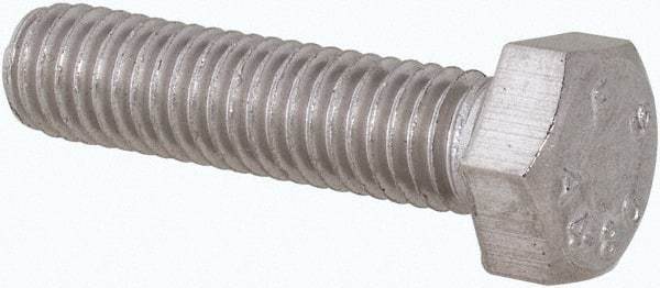 Value Collection - M5x0.80mm Metric Coarse, 20mm Length Under Head Hex Head Cap Screw - Fully Threaded, Grade 316 & Austenitic A4 Stainless Steel, Uncoated, 8mm Hex - USA Tool & Supply