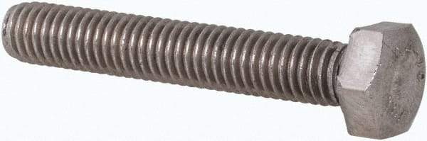 Value Collection - M5x0.80mm Metric Coarse, 30mm Length Under Head Hex Head Cap Screw - Fully Threaded, Grade 316 & Austenitic A4 Stainless Steel, Uncoated, 8mm Hex - USA Tool & Supply