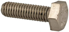 Value Collection - M6x1.00mm Metric Coarse, 20mm Length Under Head Hex Head Cap Screw - Fully Threaded, Grade 316 & Austenitic A4 Stainless Steel, Uncoated, 10mm Hex - USA Tool & Supply