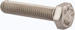 Value Collection - M6x1.00mm Metric Coarse, 30mm Length Under Head Hex Head Cap Screw - Fully Threaded, Grade 316 & Austenitic A4 Stainless Steel, Uncoated, 10mm Hex - USA Tool & Supply
