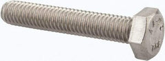 Value Collection - M6x1.00mm Metric Coarse, 35mm Length Under Head Hex Head Cap Screw - Fully Threaded, Grade 316 & Austenitic A4 Stainless Steel, Uncoated, 10mm Hex - USA Tool & Supply