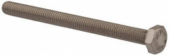 Value Collection - M6x1.00mm Metric Coarse, 75mm Length Under Head Hex Head Cap Screw - Fully Threaded, Grade 316 & Austenitic A4 Stainless Steel, Uncoated, 10mm Hex - USA Tool & Supply