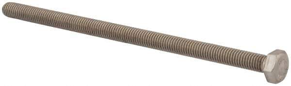 Value Collection - M8x1.25mm Metric Coarse, 150mm Length Under Head Hex Head Cap Screw - Fully Threaded, Grade 316 & Austenitic A4 Stainless Steel, Uncoated, 13mm Hex - USA Tool & Supply
