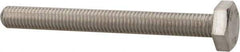 Value Collection - M10x1.50mm Metric Coarse, 90mm Length Under Head Hex Head Cap Screw - Fully Threaded, Grade 316 & Austenitic A4 Stainless Steel, Uncoated, 17mm Hex - USA Tool & Supply