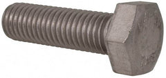 Value Collection - M12x1.75mm Metric Coarse, 40mm Length Under Head Hex Head Cap Screw - Fully Threaded, Grade 316 & Austenitic A4 Stainless Steel, Uncoated, 19mm Hex - USA Tool & Supply