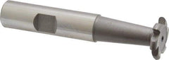 Value Collection - 1/16" Radius, 1/8" Circle Diam, 3/4" Cutter Diam, Shank Connection, Convex Radius Cutter - 1/2" Shank Diam, 3" OAL, High Speed Steel, Uncoated, 6 Teeth, Weldon Flat - USA Tool & Supply