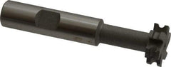 Value Collection - 1/16" Radius, 1/8" Circle Diam, 3/4" Cutter Diam, 3/4" Cutting Width, Shank Connection, Concave Radius Cutter - 1/2" Shank Diam, 3" OAL, High Speed Steel, Uncoated, 6 Teeth, Weldon Flat - USA Tool & Supply