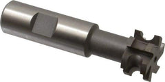 Value Collection - 5/32" Radius, 5/16" Circle Diam, 1" Cutter Diam, Shank Connection, Concave Radius Cutter - 3/4" Shank Diam, 3-1/2" OAL, High Speed Steel, Uncoated, 6 Teeth, Weldon Flat - USA Tool & Supply