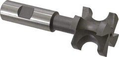 Value Collection - 3/8" Radius, 3/4" Circle Diam, 1-1/2" Cutter Diam, 1-1/2" Cutting Width, Shank Connection, Concave Radius Cutter - 3/4" Shank Diam, 4-3/16" OAL, High Speed Steel, Uncoated, 4 Teeth, Weldon Flat - USA Tool & Supply