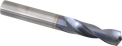 Tungaloy - 9/16" 130° Spiral Flute Solid Carbide Screw Machine Drill Bit - USA Tool & Supply