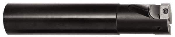 Tungaloy - 1" Cut Diam, 1" Shank Diam, 3.906" OAL, Indexable Square Shoulder Centercutting End Mill - XXMU 12 Inserts, Weldon Shank, 90° Lead Angle, Series Jetmill Multi X - USA Tool & Supply