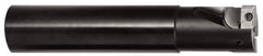 Tungaloy - 20mm Cut Diam, 3/4" Shank Diam, 3.281" OAL, Indexable Square Shoulder Centercutting End Mill - XXMU 10 Inserts, Weldon Shank, 90° Lead Angle, Series Jetmill Multi X - USA Tool & Supply