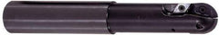 Tungaloy - 3/4" Cut Diam, 1.142" Max Depth of Cut, 1" Shank Diam, 6.03" OAL, Indexable Ball Nose End Mill - 1-1/4" Head Length, Straight Shank, EBP Toolholder, ZPET 075 Insert - USA Tool & Supply