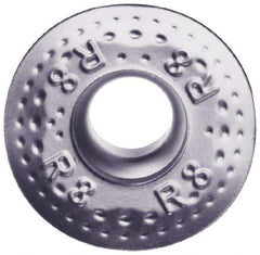 Tungaloy - RDMT1204 MJ Grade AH330 Carbide Milling Insert - 4.76mm Thick, 1/2" Inscribed Circle, 6mm Corner Radius - USA Tool & Supply