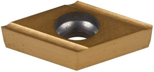 Tungaloy - DCGT070202 FRJ10 Grade J740 Carbide Turning Insert - Uncoated, 55° Diamond, 1/4" Inscr Circle, 3/32" Thick, 0.0079" Corner Radius - USA Tool & Supply