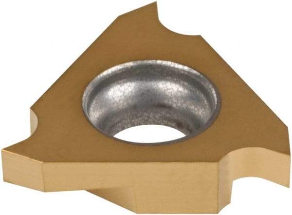 Tungaloy - 3200JTGR F Grade J740, 2mm Cutting Width Carbide Grooving Insert - 2.6mm Max Depth of Cut, Right Hand, 0.05mm Corner Radius, TiN Finish - USA Tool & Supply