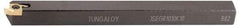 Tungaloy - JSEG, External, Right Hand, Indexable Grooving Tool Holder - J10E Insert Compatibility, 12mm Shank Height, 12mm Shank Width, 125mm OAL - USA Tool & Supply