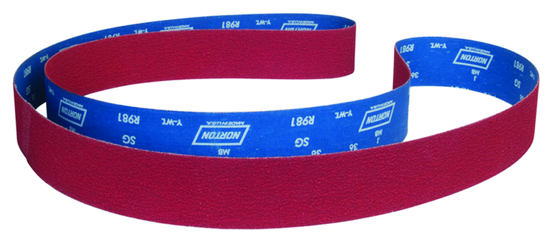 2 x 132" - 36 Grit - Ceramic Alumina Belt - USA Tool & Supply