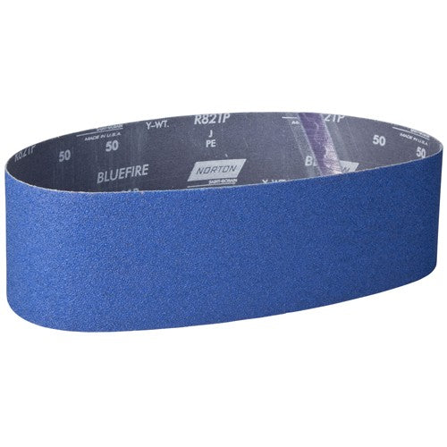 4″ × 36″ NorZon Plus R821 Narrow Belt 50 Grit Zirconia Alumina - USA Tool & Supply