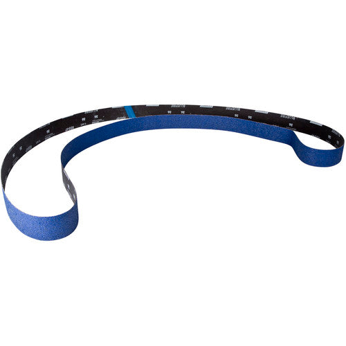 2 × 132″ BlueFire Cloth Narrow Backstand Belt 60 Grit R884P Zirconia Alumina - USA Tool & Supply