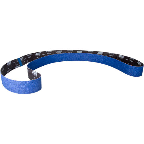 3 × 132″ BlueFire Cloth Narrow Backstand Belt 36 Grit R884P Zirconia Alumina - USA Tool & Supply