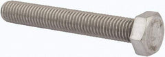 Value Collection - M12x1.75mm Metric Coarse, 80mm Length Under Head Hex Head Cap Screw - Fully Threaded, Grade 316 & Austenitic A4 Stainless Steel, Uncoated, 19mm Hex - USA Tool & Supply