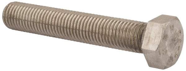Value Collection - M24x3.00mm Metric Coarse, 140mm Length Under Head Hex Head Cap Screw - Fully Threaded, Grade 316 & Austenitic A4 Stainless Steel, Uncoated, 36mm Hex - USA Tool & Supply