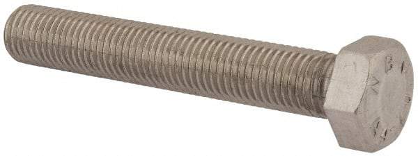 Value Collection - M24x3.00mm Metric Coarse, 150mm Length Under Head Hex Head Cap Screw - Fully Threaded, Grade 316 & Austenitic A4 Stainless Steel, Uncoated, 36mm Hex - USA Tool & Supply