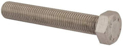 Value Collection - M24x3.00mm Metric Coarse, 150mm Length Under Head Hex Head Cap Screw - Fully Threaded, Grade 316 & Austenitic A4 Stainless Steel, Uncoated, 36mm Hex - USA Tool & Supply
