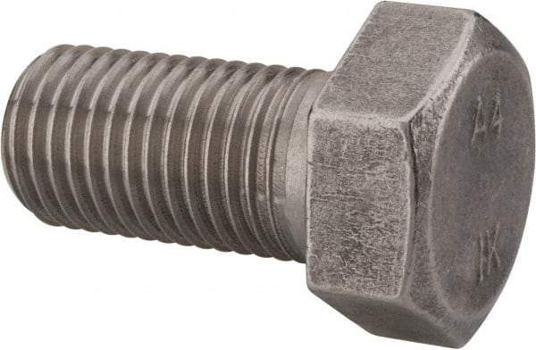 Value Collection - M30x3.50mm Metric Coarse, 60mm Length Under Head Hex Head Cap Screw - Fully Threaded, Grade 316 & Austenitic A4 Stainless Steel, Uncoated, 46mm Hex - USA Tool & Supply