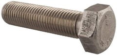 Value Collection - M30x3.50mm Metric Coarse, 120mm Length Under Head Hex Head Cap Screw - Fully Threaded, Grade 316 & Austenitic A4 Stainless Steel, Uncoated, 46mm Hex - USA Tool & Supply