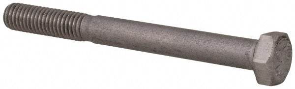 Value Collection - M5x0.80mm Metric Coarse, 50mm Length Under Head Hex Head Cap Screw - Partially Threaded, Grade 316 & Austenitic A4 Stainless Steel, Uncoated, 8mm Hex - USA Tool & Supply