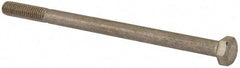 Value Collection - M5x0.80mm Metric Coarse, 80mm Length Under Head Hex Head Cap Screw - Partially Threaded, Grade 316 & Austenitic A4 Stainless Steel, Uncoated, 8mm Hex - USA Tool & Supply