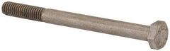 Value Collection - M6x1.00mm Metric Coarse, 70mm Length Under Head Hex Head Cap Screw - Partially Threaded, Grade 316 & Austenitic A4 Stainless Steel, Uncoated, 10mm Hex - USA Tool & Supply