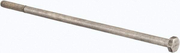 Value Collection - M6x1.00mm Metric Coarse, 160mm Length Under Head Hex Head Cap Screw - Partially Threaded, Grade 316 & Austenitic A4 Stainless Steel, Uncoated, 10mm Hex - USA Tool & Supply