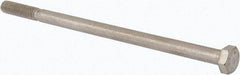 Value Collection - M8x1.25mm Metric Coarse, 150mm Length Under Head Hex Head Cap Screw - Partially Threaded, Grade 316 & Austenitic A4 Stainless Steel, Uncoated, 13mm Hex - USA Tool & Supply