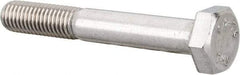 Value Collection - M10x1.50mm Metric Coarse, 70mm Length Under Head Hex Head Cap Screw - Partially Threaded, Grade 316 & Austenitic A4 Stainless Steel, Uncoated, 17mm Hex - USA Tool & Supply