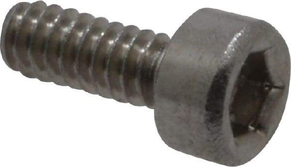 Value Collection - M1.6x0.35 Metric Coarse Hex Socket Drive, Socket Cap Screw - Grade 18-8 & Austenitic A2 Stainless Steel, Uncoated, Fully Threaded, 4mm Length Under Head - USA Tool & Supply