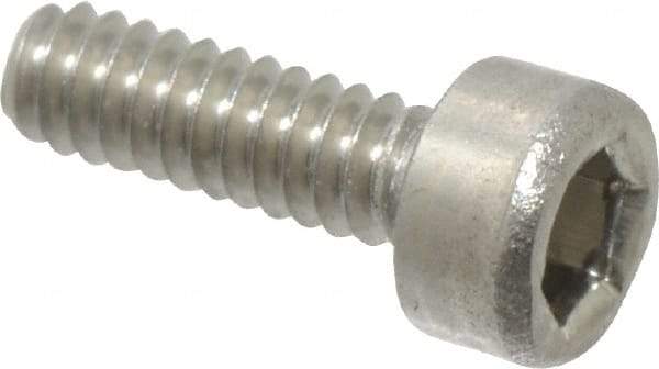 Value Collection - M1.6x0.35 Metric Coarse Hex Socket Drive, Socket Cap Screw - Grade 18-8 & Austenitic A2 Stainless Steel, Uncoated, Fully Threaded, 5mm Length Under Head - USA Tool & Supply