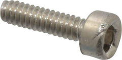 Value Collection - M1.6x0.35 Metric Coarse Hex Socket Drive, Socket Cap Screw - Grade 18-8 & Austenitic A2 Stainless Steel, Uncoated, Fully Threaded, 6mm Length Under Head - USA Tool & Supply