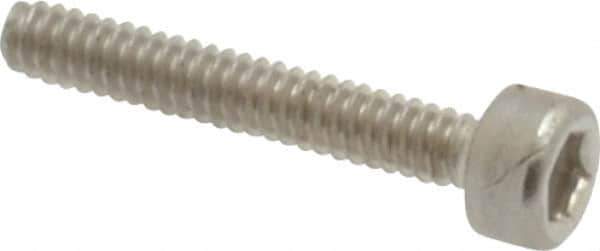 Value Collection - M1.6x0.35 Metric Coarse Hex Socket Drive, Socket Cap Screw - Grade 18-8 & Austenitic A2 Stainless Steel, Uncoated, Fully Threaded, 10mm Length Under Head - USA Tool & Supply