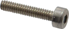 Value Collection - M2x0.40 Metric Coarse Hex Socket Drive, Socket Cap Screw - Grade 18-8 & Austenitic A2 Stainless Steel, Uncoated, Fully Threaded, 10mm Length Under Head - USA Tool & Supply