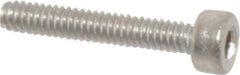 Value Collection - M2x0.40 Metric Coarse Hex Socket Drive, Socket Cap Screw - Grade 18-8 & Austenitic A2 Stainless Steel, Uncoated, Fully Threaded, 12mm Length Under Head - USA Tool & Supply