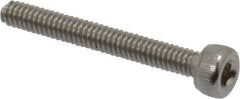 Value Collection - M2x0.40 Metric Coarse Hex Socket Drive, Socket Cap Screw - Grade 18-8 & Austenitic A2 Stainless Steel, Uncoated, Fully Threaded, 16mm Length Under Head - USA Tool & Supply
