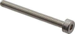Value Collection - M2x0.40 Metric Coarse Hex Socket Drive, Socket Cap Screw - Grade 18-8 & Austenitic A2 Stainless Steel, Uncoated, Partially Threaded, 20mm Length Under Head - USA Tool & Supply