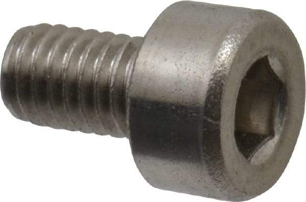 Value Collection - M3x0.50 Metric Coarse Hex Socket Drive, Socket Cap Screw - Grade 18-8 & Austenitic A2 Stainless Steel, Uncoated, Fully Threaded, 5mm Length Under Head - USA Tool & Supply