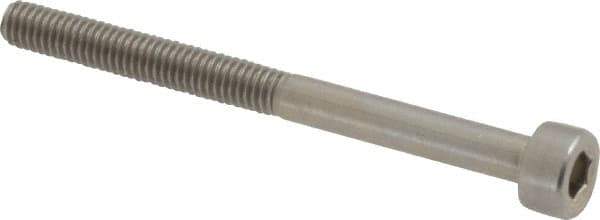 Value Collection - M3x0.50 Metric Coarse Hex Socket Drive, Socket Cap Screw - Grade 18-8 & Austenitic A2 Stainless Steel, Uncoated, Partially Threaded, 35mm Length Under Head - USA Tool & Supply