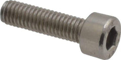 Value Collection - M5x0.80 Metric Coarse Hex Socket Drive, Socket Cap Screw - Grade 18-8 & Austenitic A2 Stainless Steel, Uncoated, Fully Threaded, 18mm Length Under Head - USA Tool & Supply